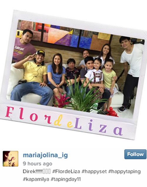 Jolina's Flordeliza taping photo diary
