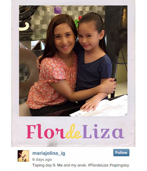 Jolina's Flordeliza taping photo diary