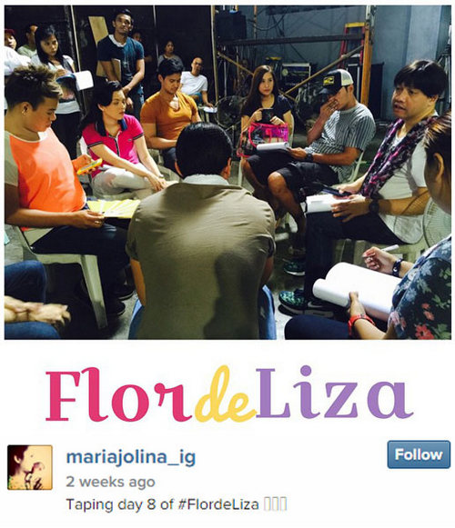 Jolina's Flordeliza taping photo diary