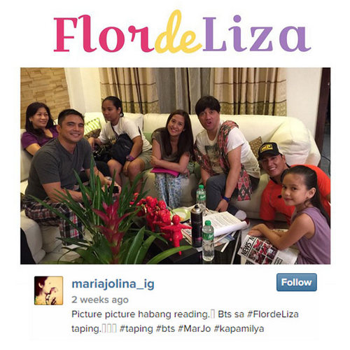 Jolina's Flordeliza taping photo diary
